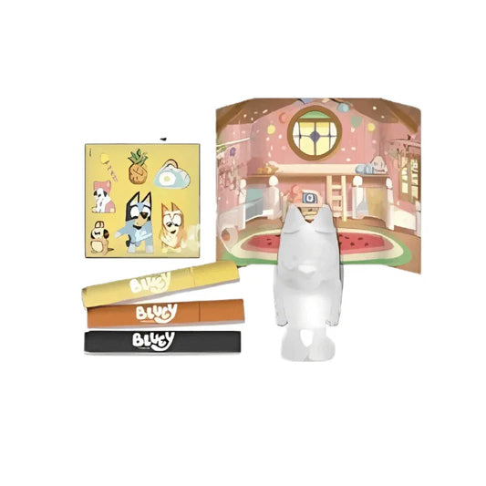 PoundFun Sensory Toys Bluey Colour Your Own Squish'Em - Bingo