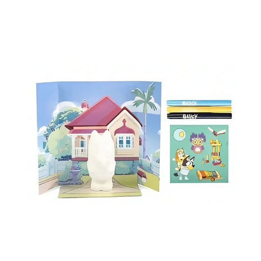 PoundFun Sensory Toys Bluey Colour Your Own Squish'Em - Bluey