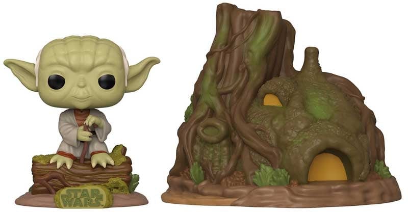 Purple Anime Action figure FUNKO POP TOWN: STAR WARS - YODAS HUT