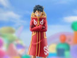 Purple Anime Action figure One Piece DXF Egg Head Monkey.D.Luffy the grand line series