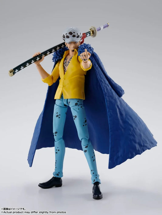 Purple Anime Action figure S.H.Figuarts One Piece Trafalgar Law - raid on onigashima Figure