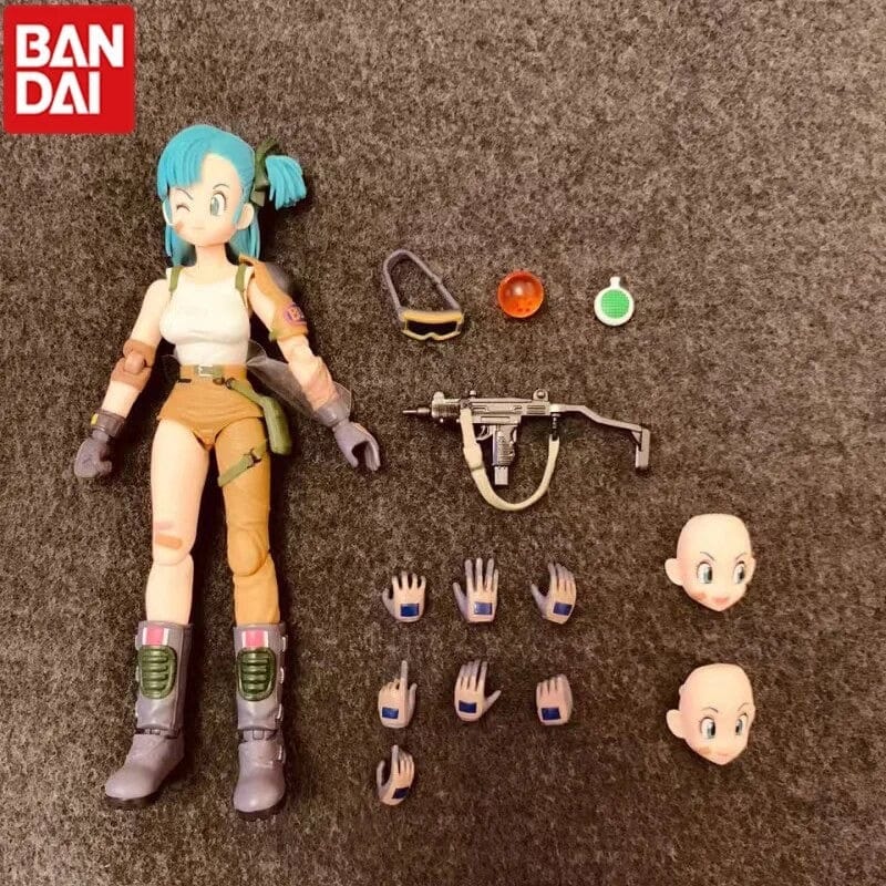Purple Anime Bulma Figure DBZ