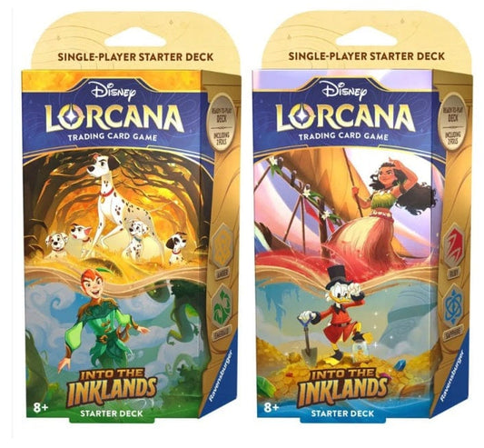 Purple Anime Disney Lorcana - Starter deck 3 - INTO THE INK LANDS