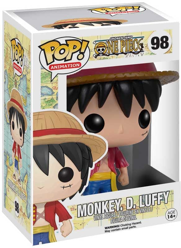 Purple Anime Funko Pop FUNKO POP ANIMATION: ONE PIECE - LUFFY