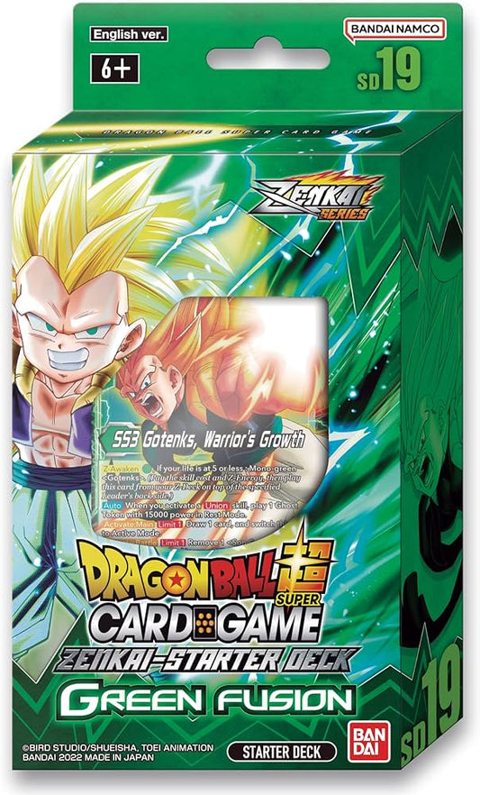 Purple Anime Green fusion Dragon Ball Z leader Starter deck