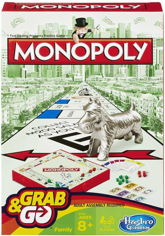Purple Anime MONOPOLY GRAB AND GO