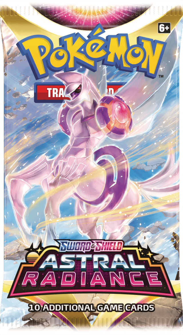 Purple Anime Pokémon Astral Radiance Booster PACK