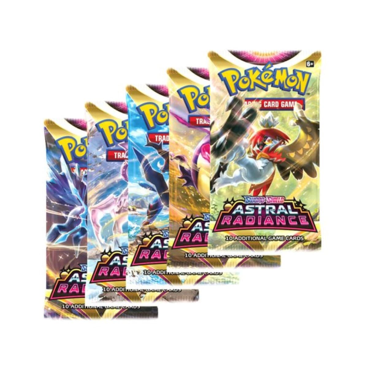 Purple Anime Pokémon Astral Radiance Booster PACK
