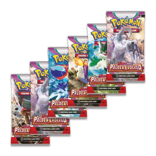 Purple Anime Pokémon Scarlet and Violet Paldea Evolved Booster Pack