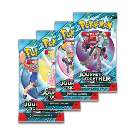 Purple Anime Pokémon TCG Journey Together Half - 18 Pack Booster Box