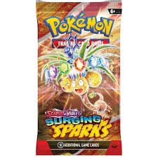 Purple Anime Pokémon TCG Scarlet & Violet – Surging Sparks SV08 Sealed Booster