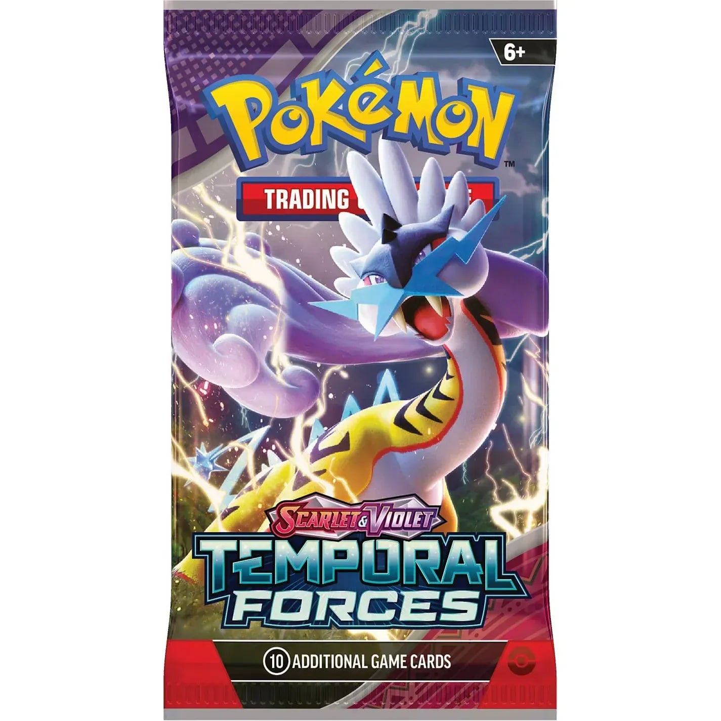 Purple Anime Pokemon TEMPORAL FORCES BOOSTER PACK TCG Trading Card Game