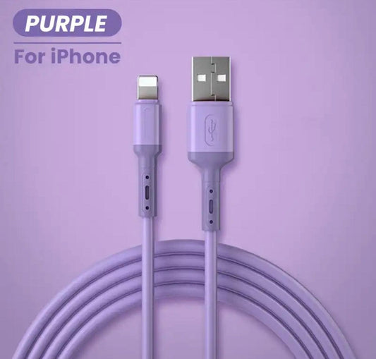 Purple Anime Purple Iphone USB Charging Lead