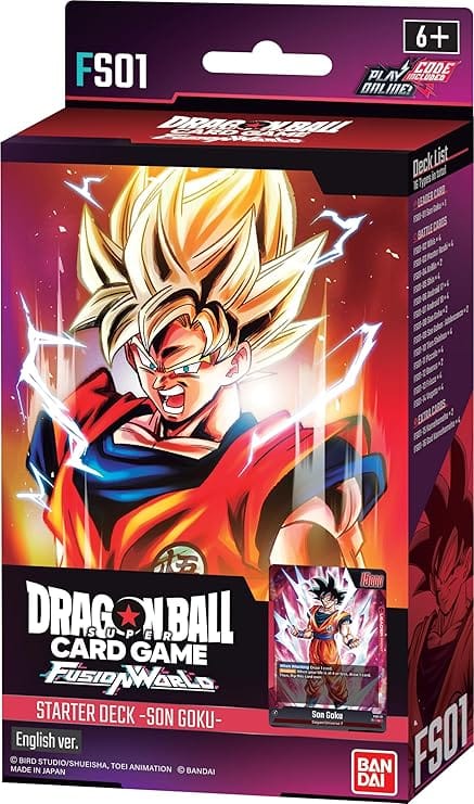 Purple Anime trading cards DragonBall Z - Fusion world Starter deck - FS01