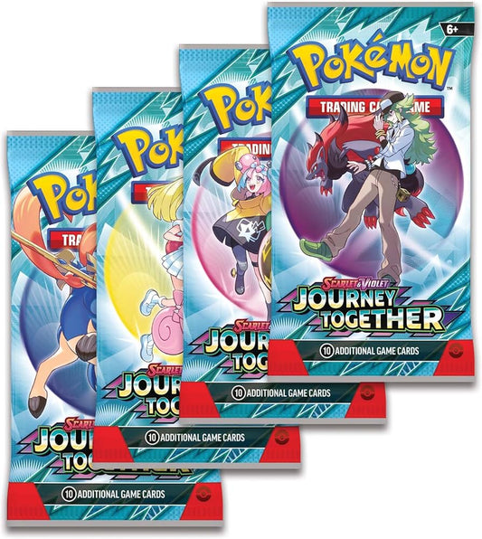 Purple Anime trading cards Pokémon TCG Journey Together Booster Bundle