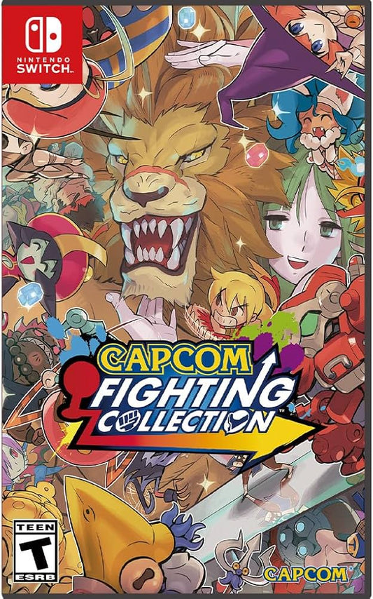 Purple Anime Video Game capcom fighting collection switch