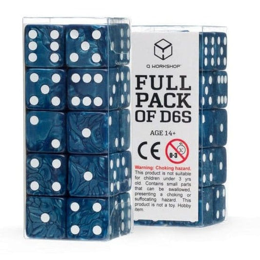 Dice Q Workshop Dice Set Full Pack D6 Cobalt (20) 5907699498451