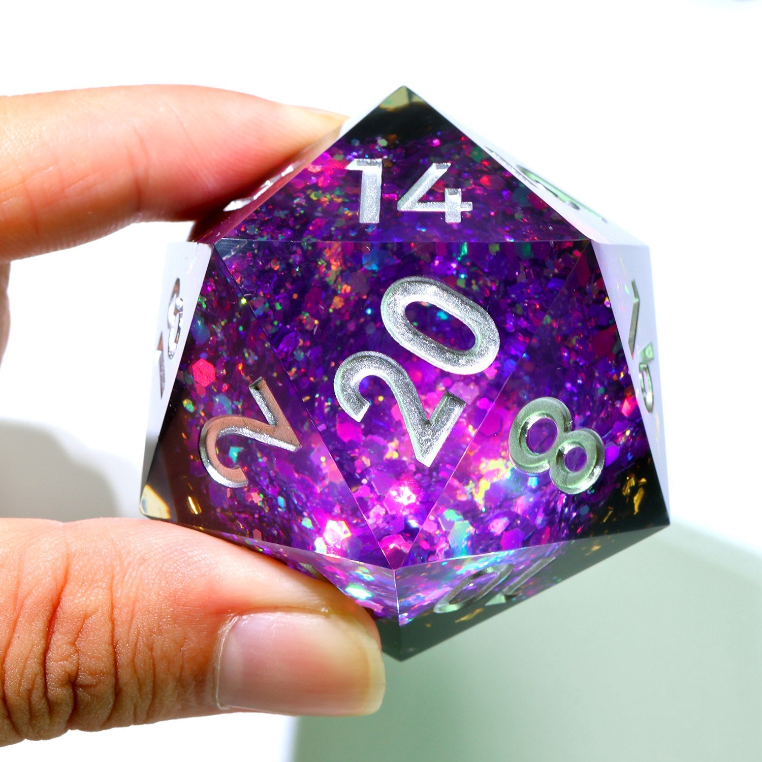 Regal Relic | 50mm D20 | Oversized Geode Dice - DICE
