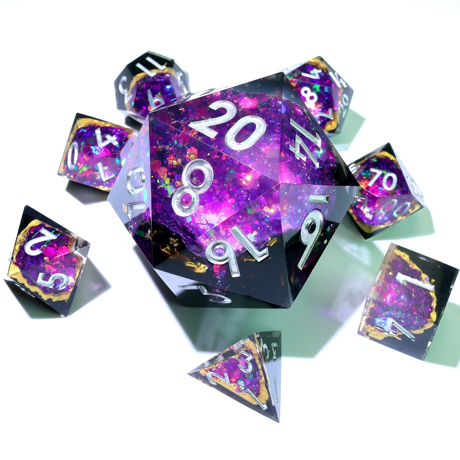 Regal Relic | 50mm D20 | Oversized Geode Dice - DICE