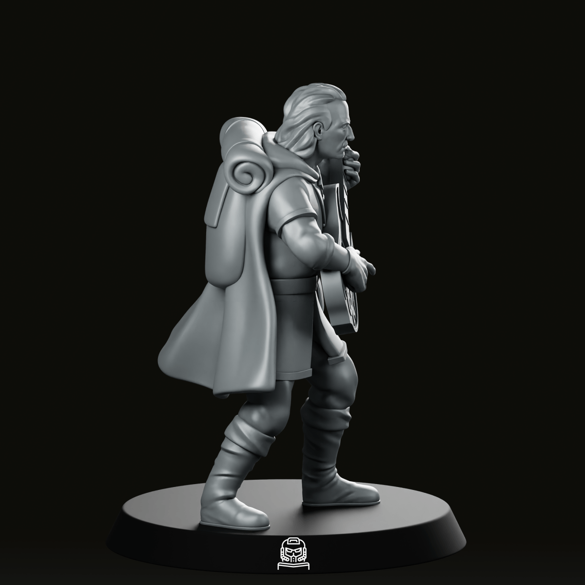 We Print Miniatures Fantasy Rennyn Aeralis Bard Miniature