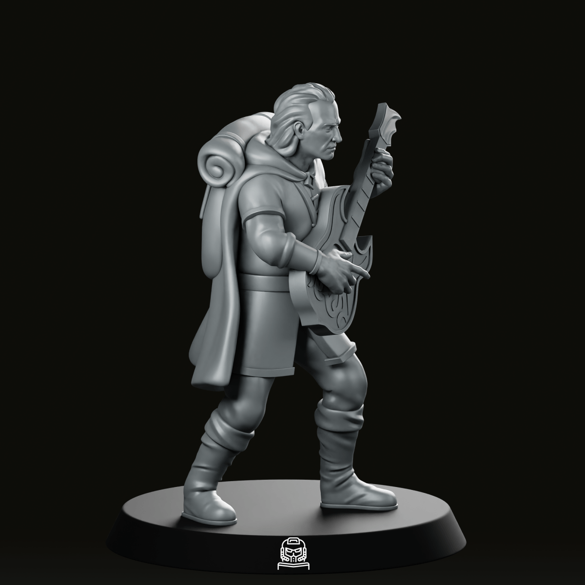 We Print Miniatures Fantasy Rennyn Aeralis Bard Miniature