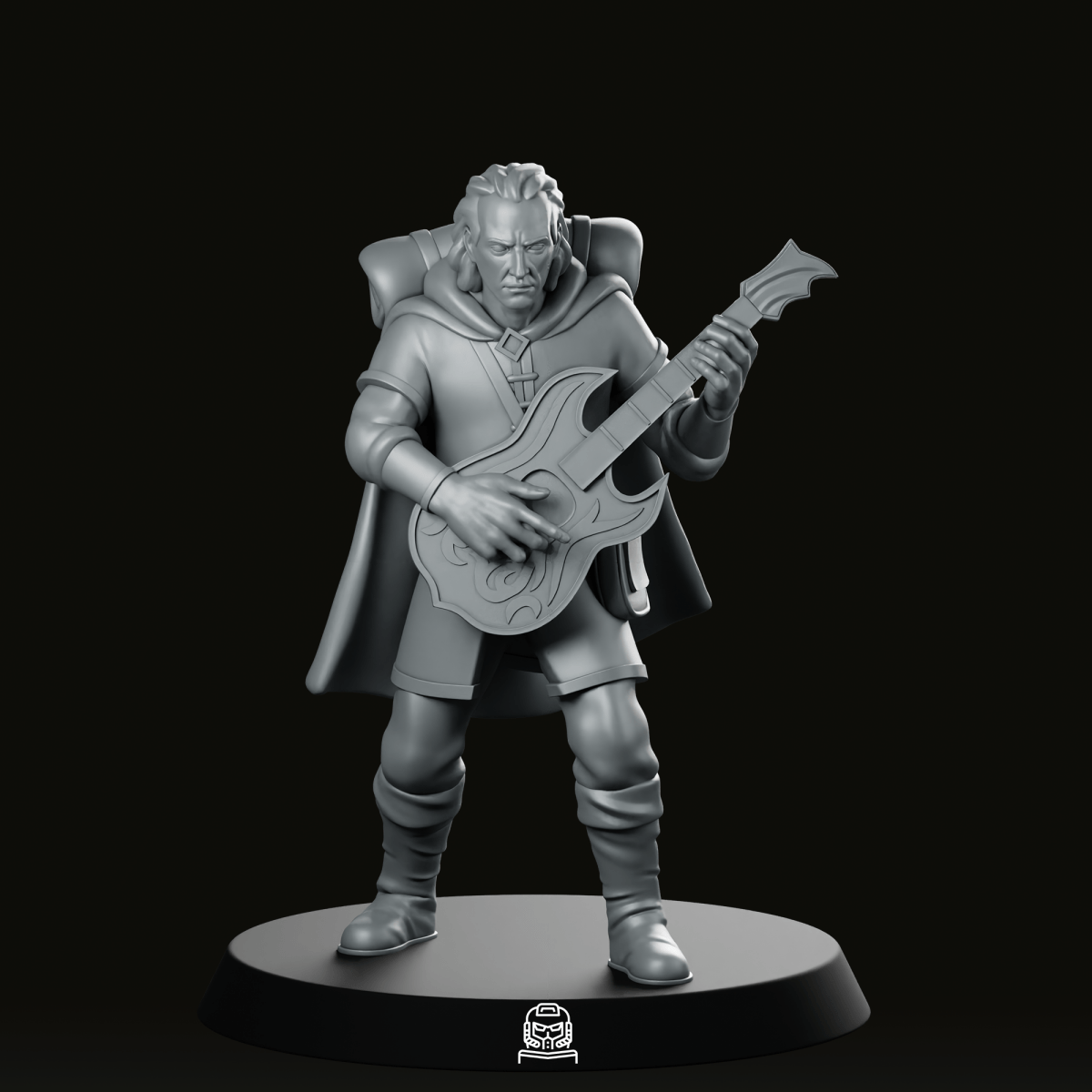 We Print Miniatures Fantasy Rennyn Aeralis Bard Miniature