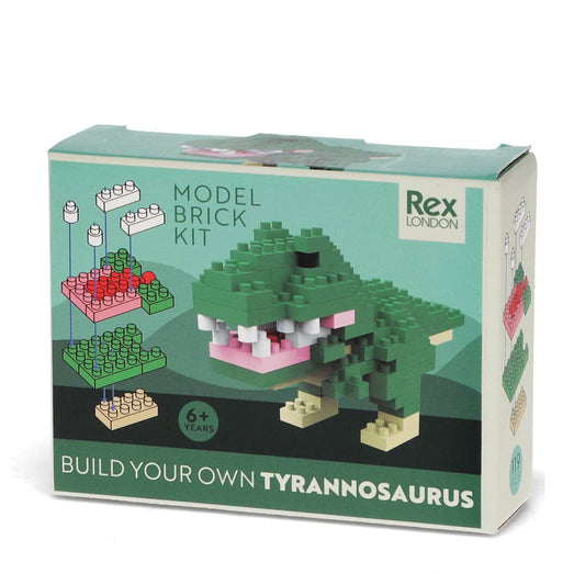 Rex B2B - UK Building Blocks Build your own dinosaur model brick kit - Tyrannosaurus rex