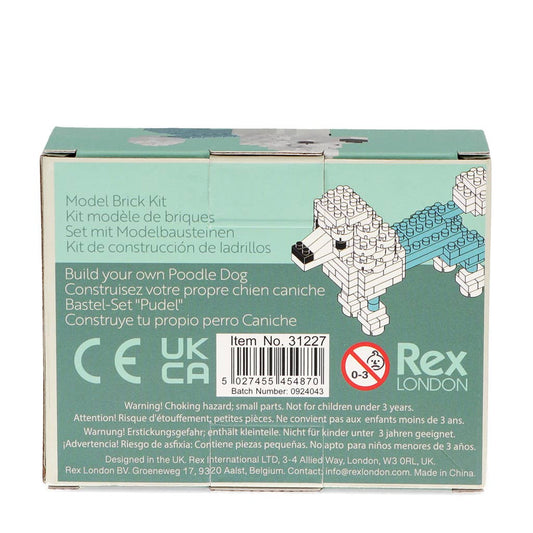 Rex B2B - UK Building Blocks Build your own dog model brick kit - Poodle