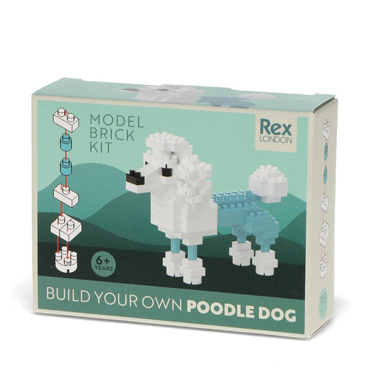 Rex B2B - UK Building Blocks Build your own dog model brick kit - Poodle