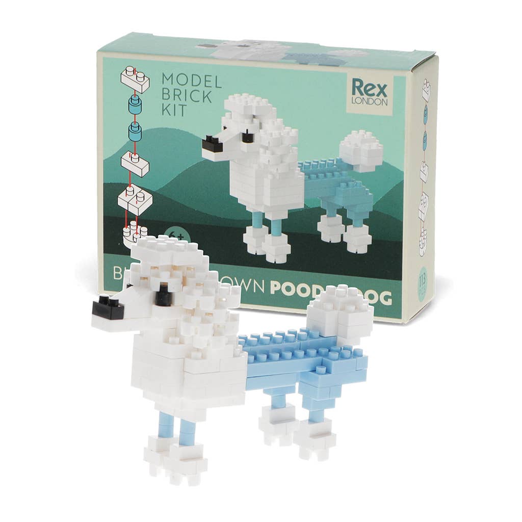 Rex B2B - UK Building Blocks Build your own dog model brick kit - Poodle