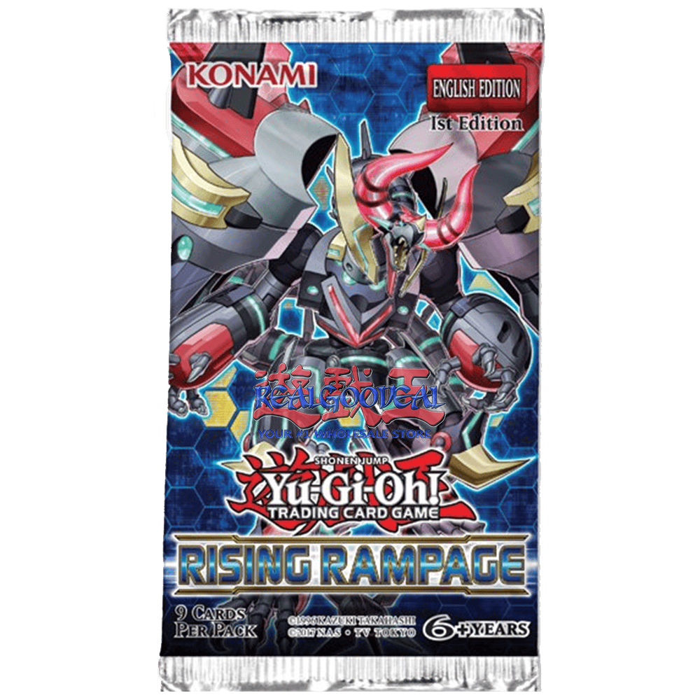 Yugioh Sealed Yu-Gi-Oh Rising Rampage Booster Pack 4012927740392