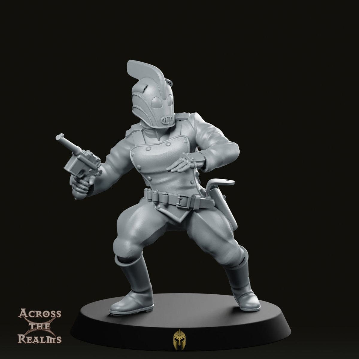 We Print Miniatures Science Fiction Rocketeer Dynamic Miniature