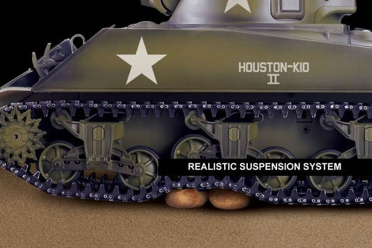 Rooleo 1:16 M4A3 Sherman RC Tank With Smoke & Sound - Metal Upgrade PRO Version