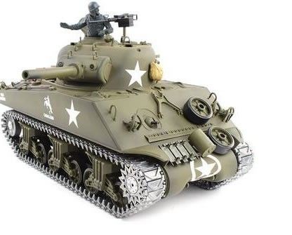 Rooleo 1:16 M4A3 Sherman RC Tank With Smoke & Sound - Metal Upgrade PRO Version