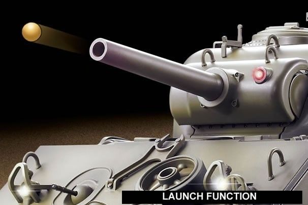 Rooleo 1:16 M4A3 Sherman RC Tank With Smoke & Sound - Metal Upgrade PRO Version