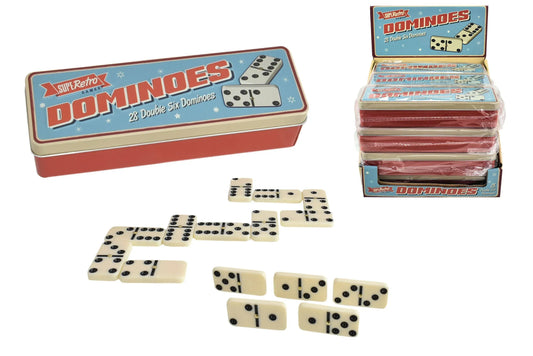 Rooleo 28pc Dominoes In Tin Box