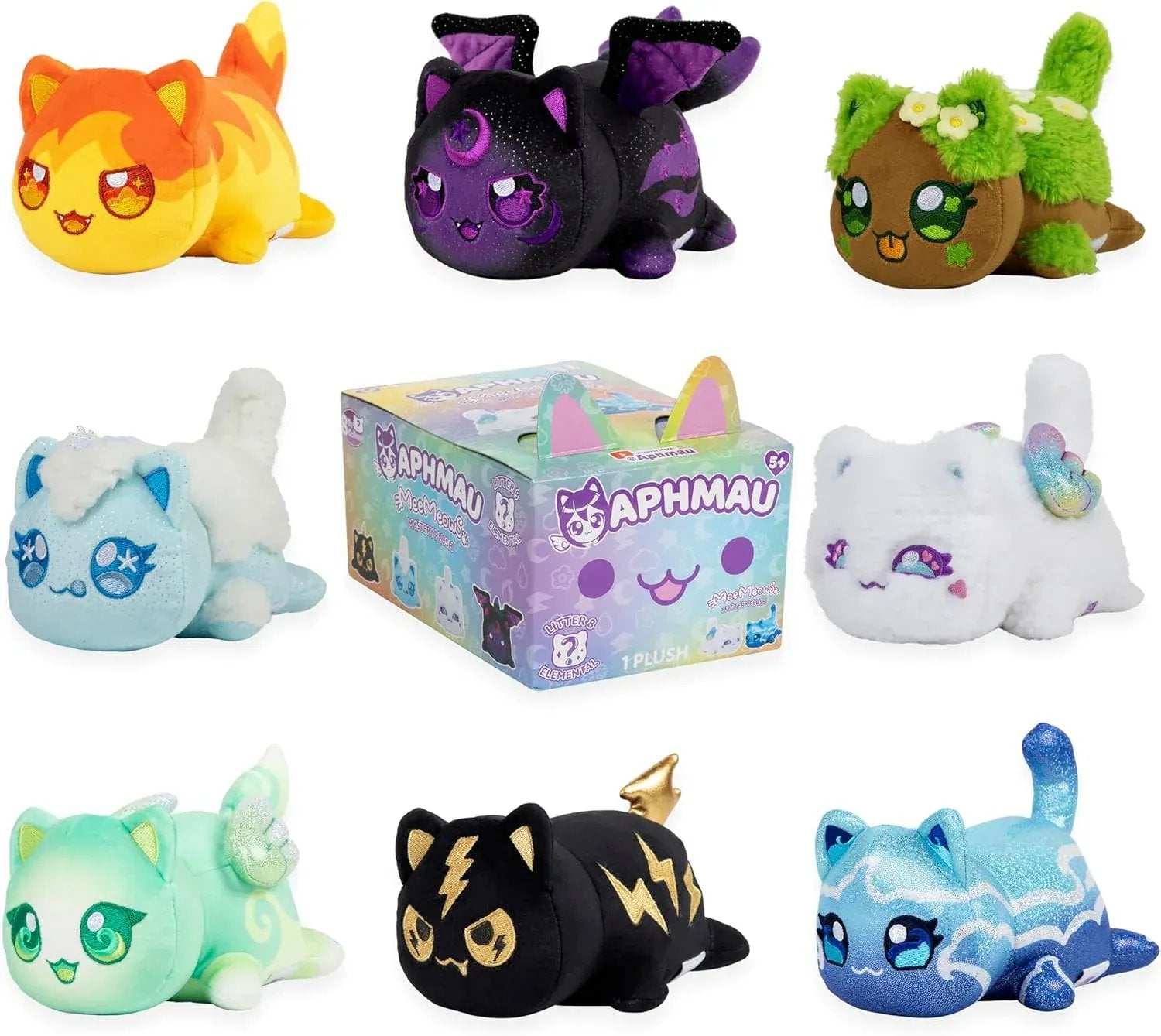 Rooleo Aphmau MeeMeow 6" Mystery Plush S8 - Elemental