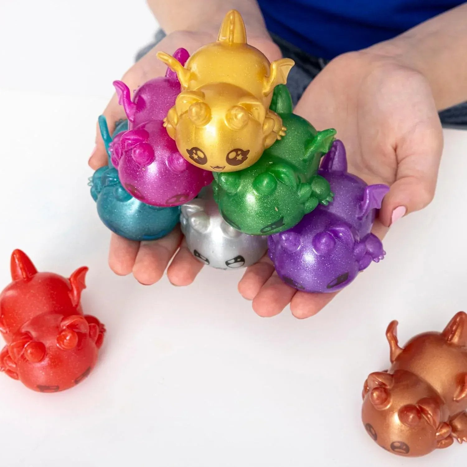 Rooleo Aphmau MeeMeow Squishy Dragon Figure Mystery Capsule