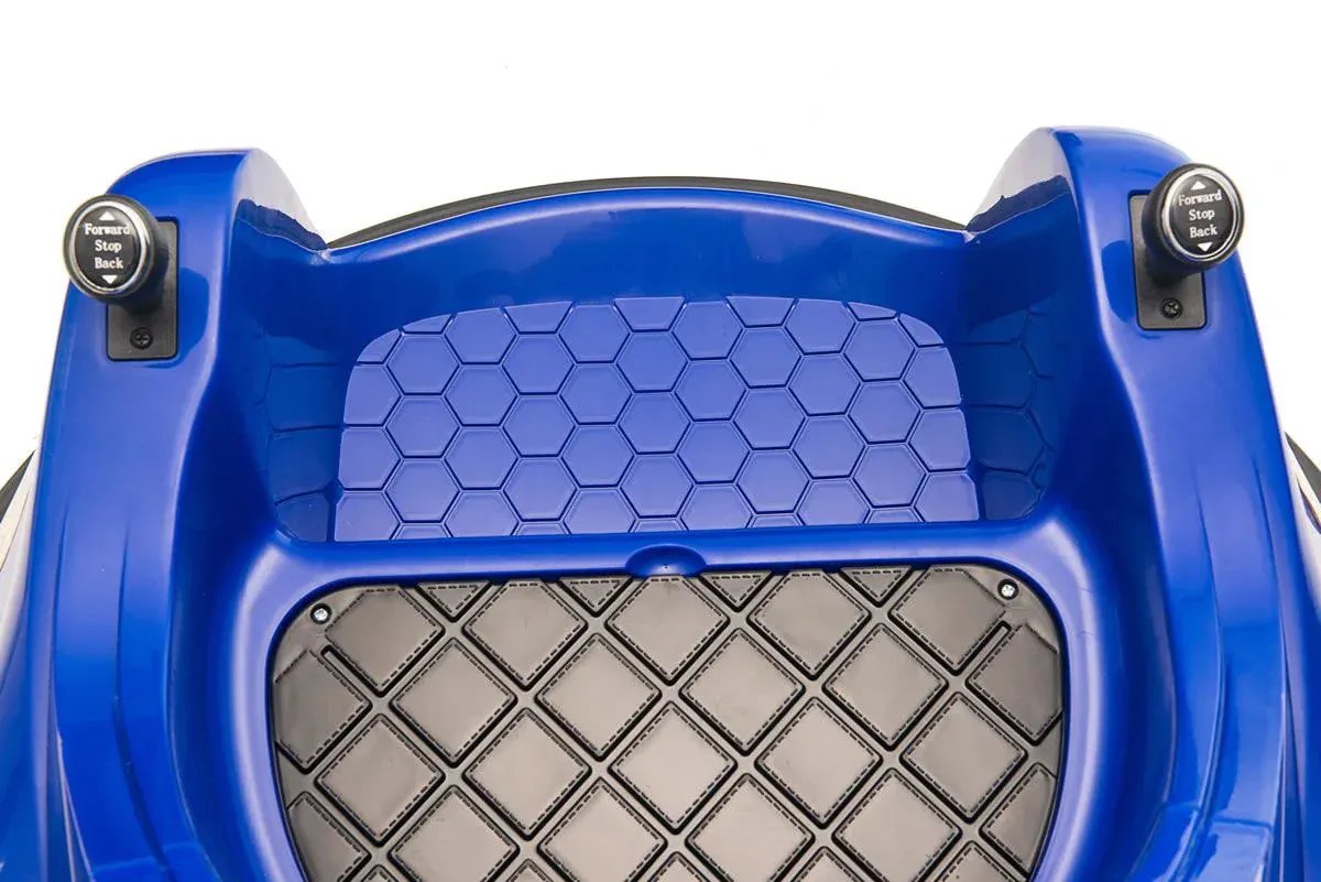 Rooleo Blue dinosaur adventure ride on bumper car