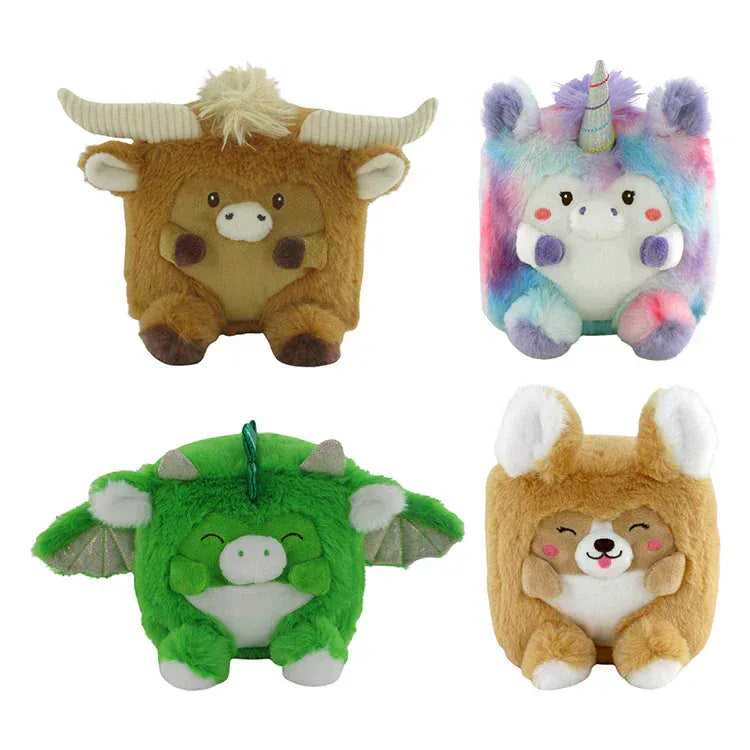 Rooleo Cutie Cubes 5.5" Plush Assortment