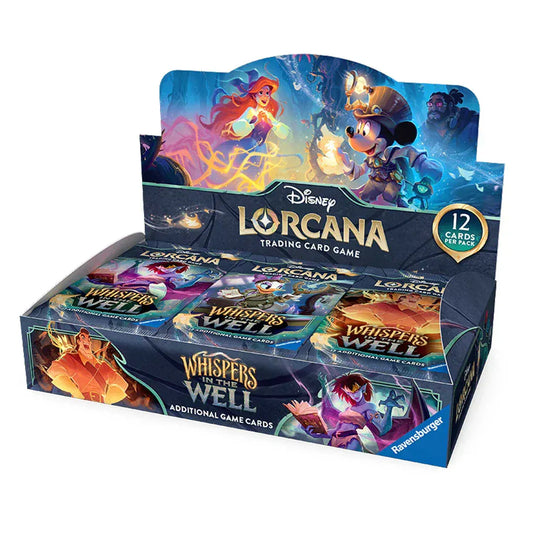 Rooleo Disney Lorcana TCG - Whispers in the Well Booster Pack Display (24) - Set 10