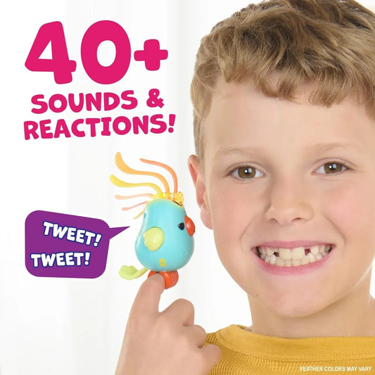 Rooleo Fingerlings Sweet Tweets Interactive Bird: Lionel