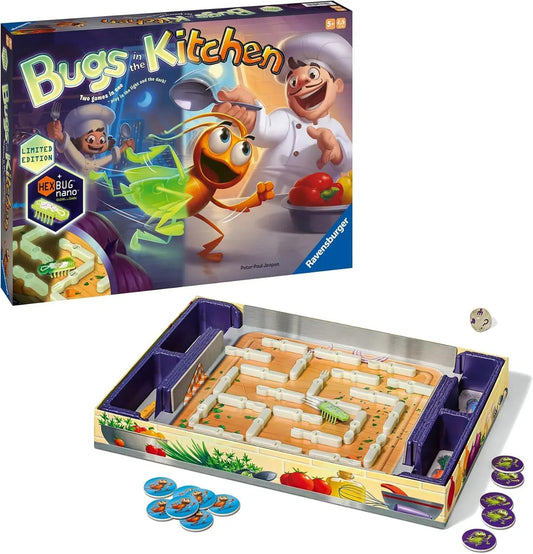 Rooleo Glow in the Dark Bugs in the Kitchen Board Game