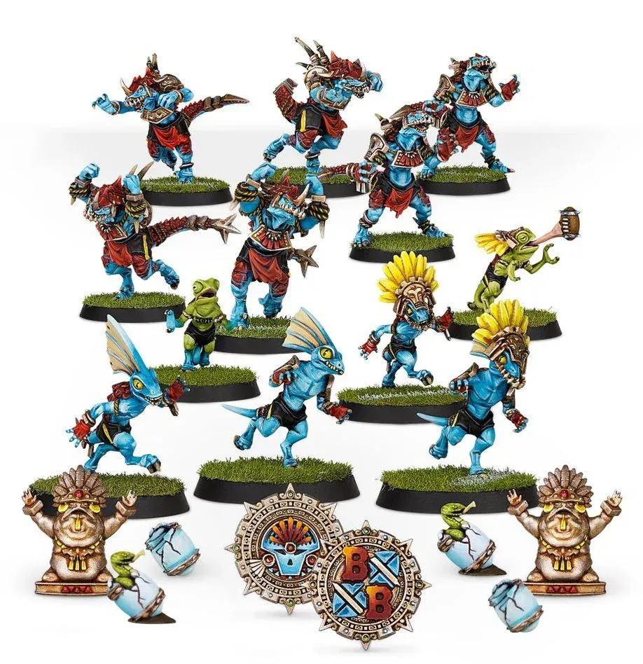 Rooleo Lizardmen Blood Bowl Team – Gwaka'moli Crater Gators