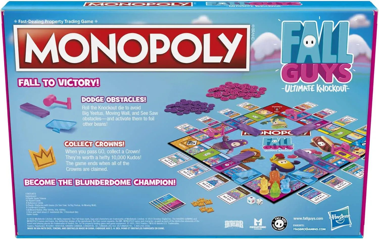Rooleo MONOPOLY Fall Guys Ultimate Knockout Edition