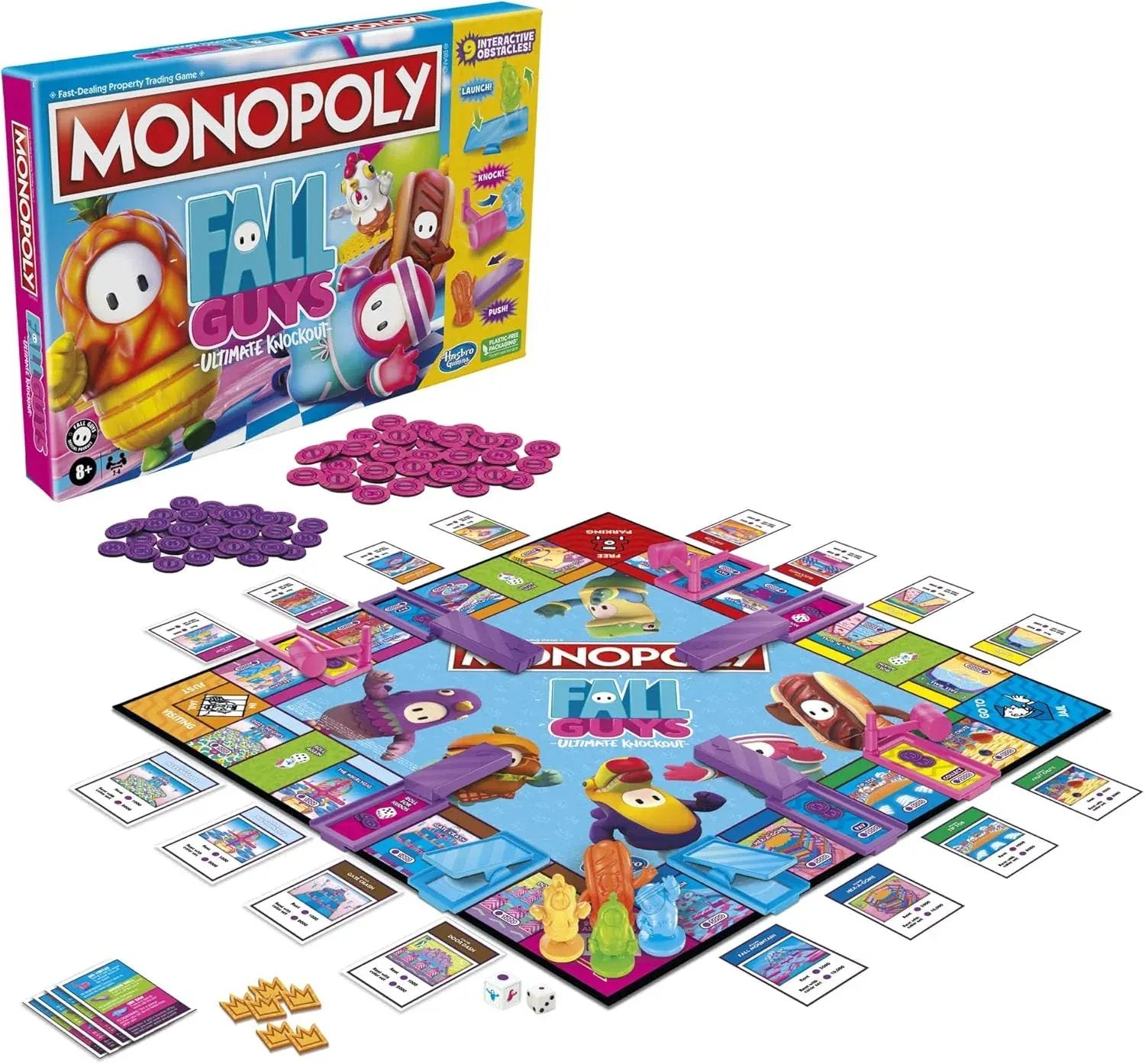 Rooleo MONOPOLY Fall Guys Ultimate Knockout Edition