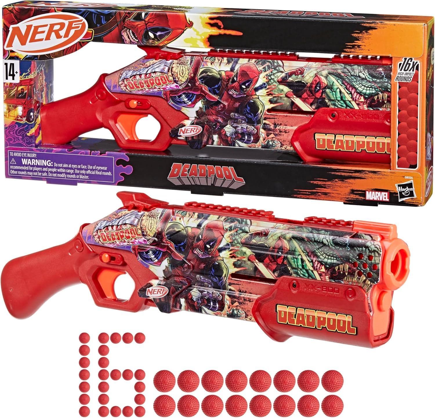 Rooleo Nerf Marvel Deadpool Blaster