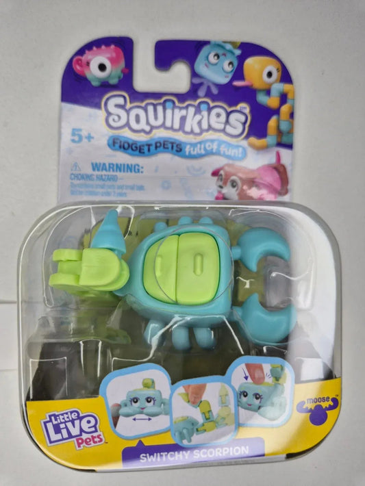 Rooleo Switchy SCORPION - Blue Green Little Live Pets Squirkies