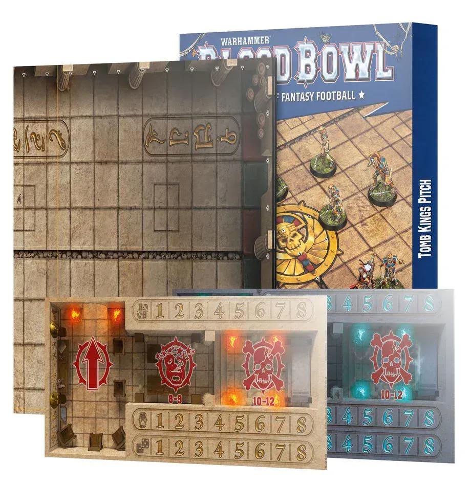 Rooleo Tomb Kings Pitch: Double-sided Pitch and Dugouts Set