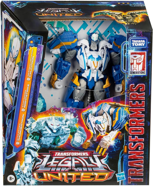 Rooleo Transformers Legacy United Star Raider Thundertron Action Figure